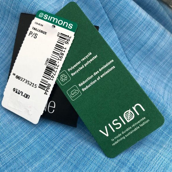 NWT Icône Slate Blue Oversized Blazer & Matching Pants - Size 6 - Picture 5 of 5